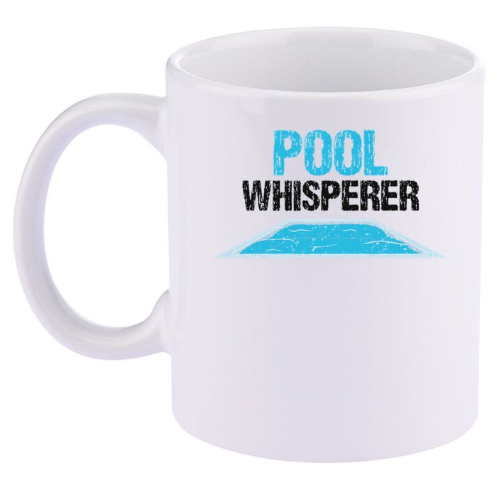 Pool Guy Design For Swimming Pool Boy And Pool Cleaner 11oz C Handle Ceramic Mug