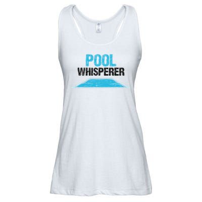 Pool Guy Design For Swimming Pool Boy And Pool Cleaner Ladies Essential Flowy Tank