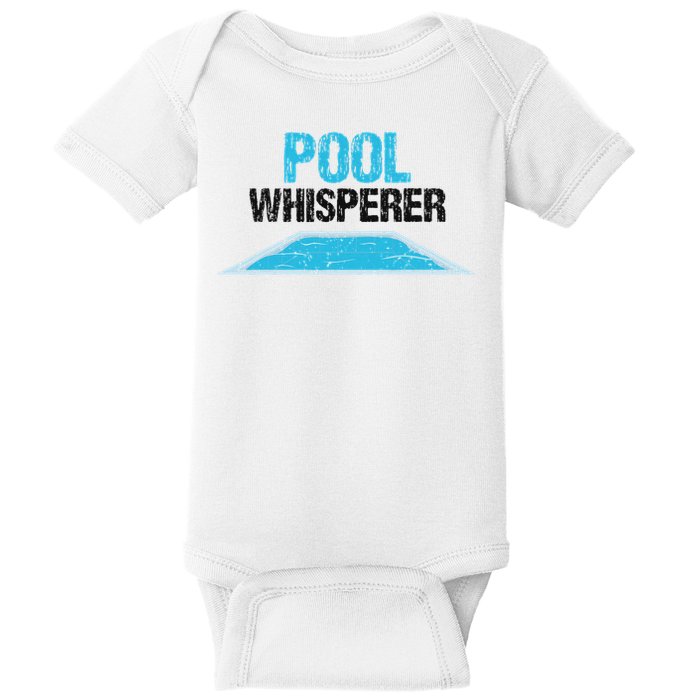 Pool Guy Design For Swimming Pool Boy And Pool Cleaner Baby Bodysuit
