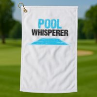 Pool Guy Design For Swimming Pool Boy And Pool Cleaner Golf Towel