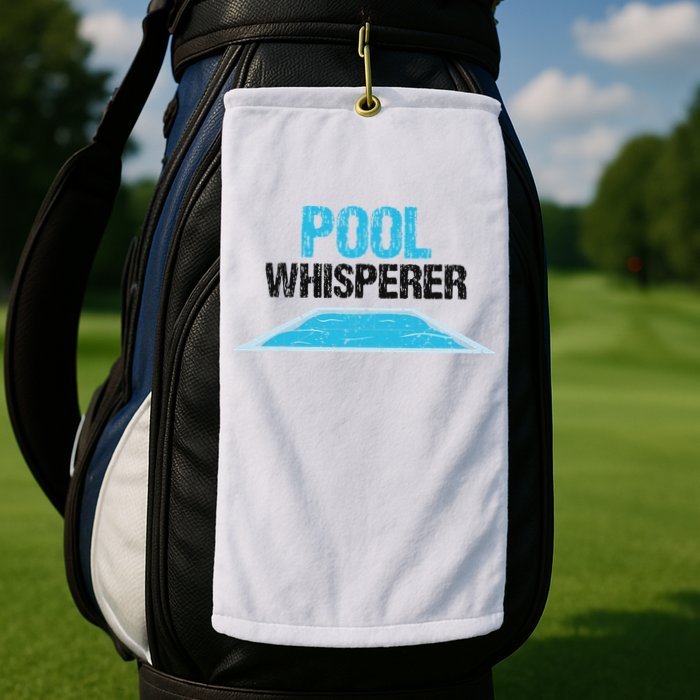 Pool Guy Design For Swimming Pool Boy And Pool Cleaner Golf Towel