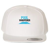 Pool Guy Design For Swimming Pool Boy And Pool Cleaner Wool Snapback Cap