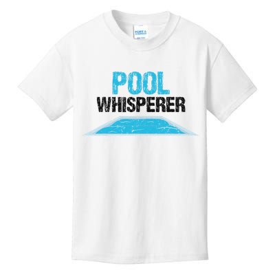 Pool Guy Design For Swimming Pool Boy And Pool Cleaner Kids T-Shirt