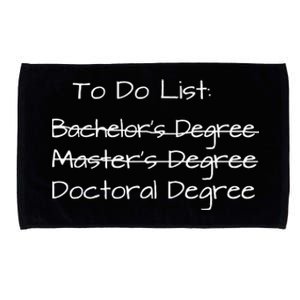 PhD Graduation Doctorate Degree Education PsyD EdD Microfiber Hand Towel