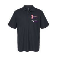 Proud Girl Design Just A New Jersey Girl In A Florida World Softstyle Adult Sport Polo