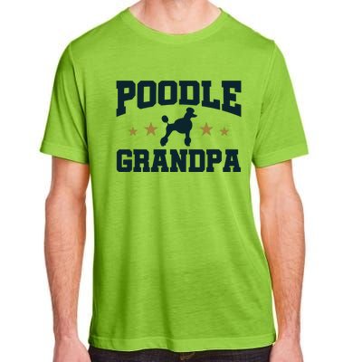 Poodle Grandpa Dog Papa Grandfather Standard Poodle Adult ChromaSoft Performance T-Shirt