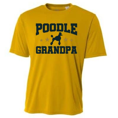 Poodle Grandpa Dog Papa Grandfather Standard Poodle Cooling Performance Crew T-Shirt