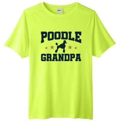 Poodle Grandpa Dog Papa Grandfather Standard Poodle Tall Fusion ChromaSoft Performance T-Shirt