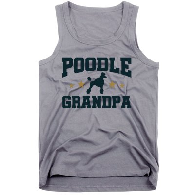 Poodle Grandpa Dog Papa Grandfather Standard Poodle Tank Top