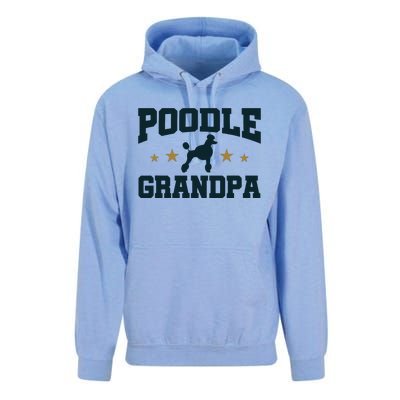 Poodle Grandpa Dog Papa Grandfather Standard Poodle Unisex Surf Hoodie