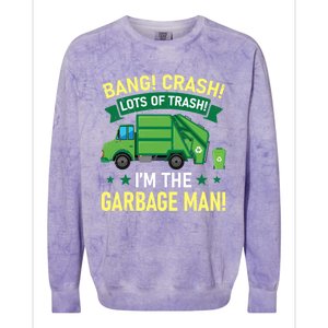 Proud Garbage Dump Truck Driver Recycle Trash Reuse Gift Colorblast Crewneck Sweatshirt