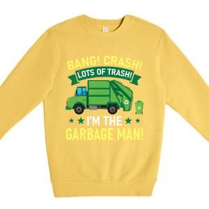 Proud Garbage Dump Truck Driver Recycle Trash Reuse Gift Premium Crewneck Sweatshirt