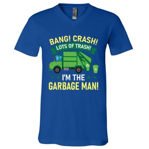 Proud Garbage Dump Truck Driver Recycle Trash Reuse Gift V-Neck T-Shirt