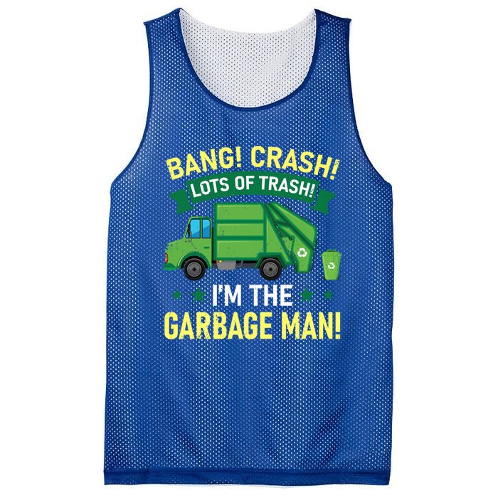 Proud Garbage Dump Truck Driver Recycle Trash Reuse Gift Mesh Reversible Basketball Jersey Tank