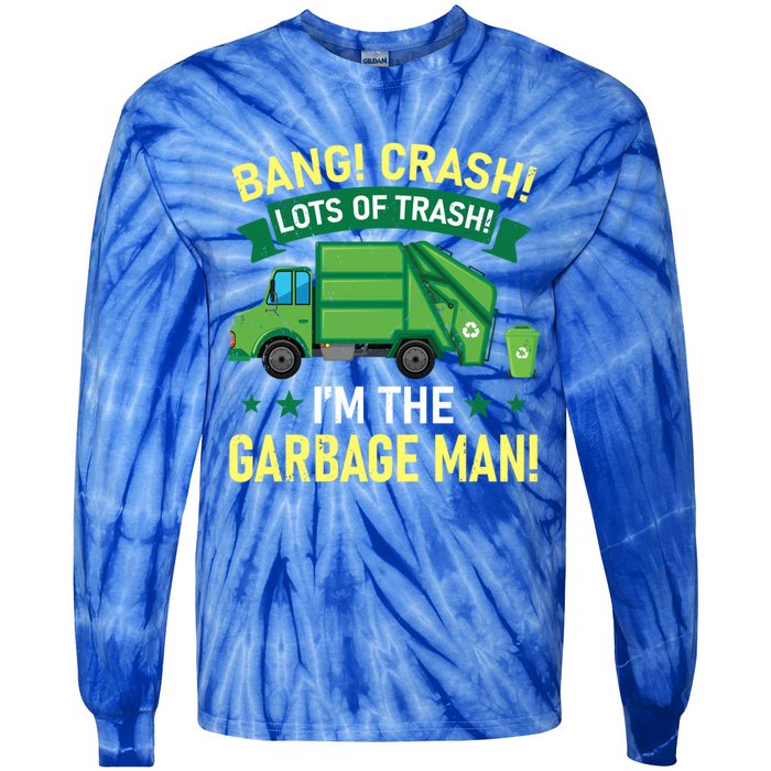 Proud Garbage Dump Truck Driver Recycle Trash Reuse Gift Tie-Dye Long Sleeve Shirt