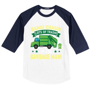 Proud Garbage Dump Truck Driver Recycle Trash Reuse Gift Baseball Sleeve Shirt