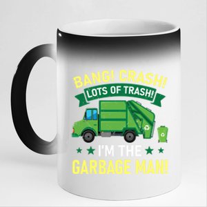 Proud Garbage Dump Truck Driver Recycle Trash Reuse Funny Gift 11oz Black Color Changing Mug