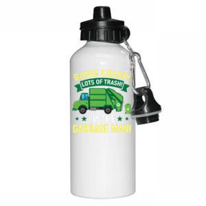 Proud Garbage Dump Truck Driver Recycle Trash Reuse Funny Gift Aluminum Water Bottle