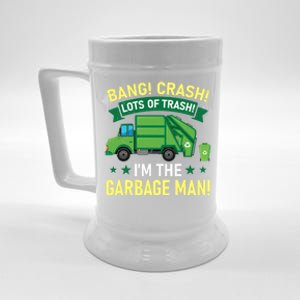 Proud Garbage Dump Truck Driver Recycle Trash Reuse Funny Gift Beer Stein