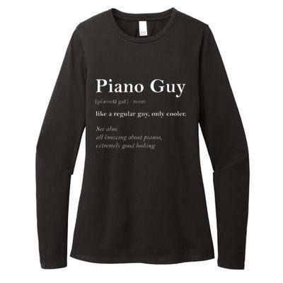 Piano Guy Definition Piano Player Womens CVC Long Sleeve Shirt