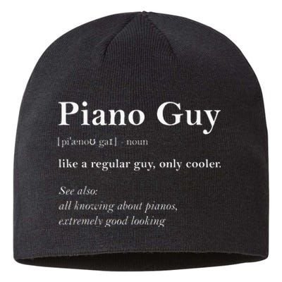 Piano Guy Definition Piano Player Sustainable Beanie