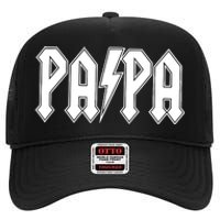 Papa Grandpa Dad Father’s Day Gift High Crown Mesh Back Trucker Hat