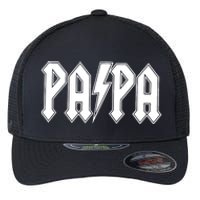 Papa Grandpa Dad Father’s Day Gift Flexfit Unipanel Trucker Cap