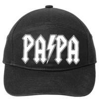 Papa Grandpa Dad Father’s Day Gift 7-Panel Snapback Hat