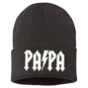 Papa Grandpa Dad Father’s Day Gift Sustainable Knit Beanie