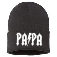 Papa Grandpa Dad Father’s Day Gift Sustainable Knit Beanie