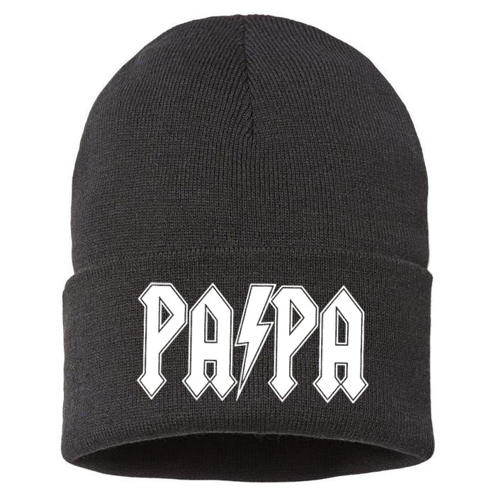 Papa Grandpa Dad Father’s Day Gift Sustainable Knit Beanie