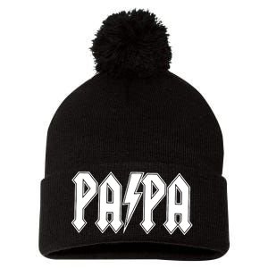 Papa Grandpa Dad Father’s Day Gift Pom Pom 12in Knit Beanie