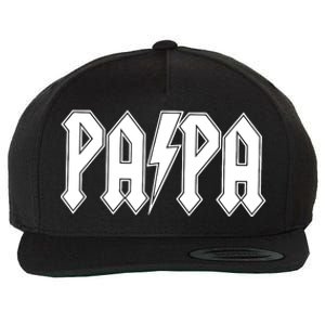 Papa Grandpa Dad Father’s Day Gift Wool Snapback Cap