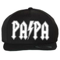 Papa Grandpa Dad Father’s Day Gift Wool Snapback Cap