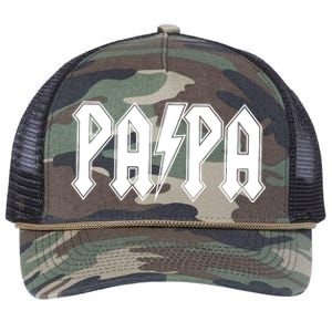 Papa Grandpa Dad Father’s Day Gift Retro Rope Trucker Hat Cap