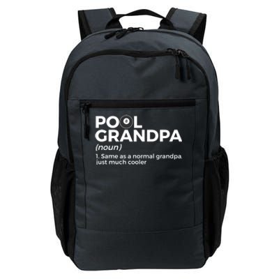 Pool Grandpa Definition Funny Billiards Funny Gift Daily Commute Backpack