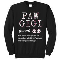 Paw Gigi Dog Grandma For Christmas MotherS Day Sweatshirt Sweatshirt