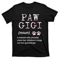 Paw Gigi Dog Grandma For Christmas MotherS Day Sweatshirt T-Shirt