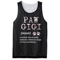 Paw Gigi Dog Grandma For Christmas MotherS Day Sweatshirt Mesh Reversible Basketball Jersey Tank