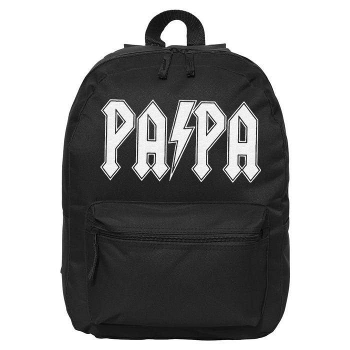 Papa Grandpa Dad Father’s Day 16 in Basic Backpack