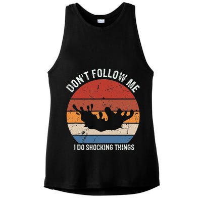 Pool Guy Design for Swimming Pool and Pool Cleaner Ladies PosiCharge Tri-Blend Wicking Tank