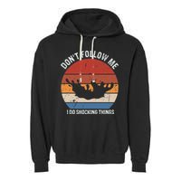 Pool Guy Design for Swimming Pool and Pool Cleaner Garment-Dyed Fleece Hoodie
