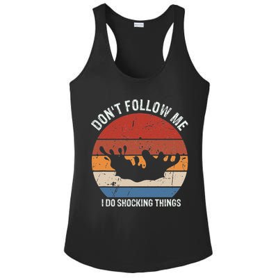 Pool Guy Design for Swimming Pool and Pool Cleaner Ladies PosiCharge Competitor Racerback Tank