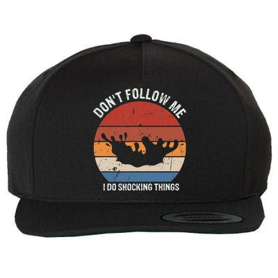 Pool Guy Design for Swimming Pool and Pool Cleaner Wool Snapback Cap