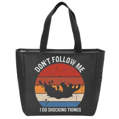 Pool Guy Design for Swimming Pool and Pool Cleaner Zip Tote Bag