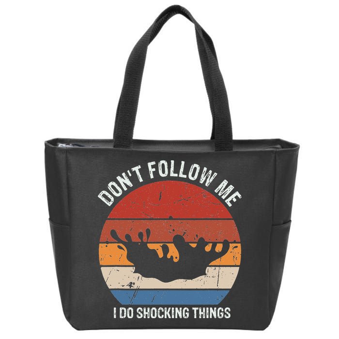 Pool Guy Design for Swimming Pool and Pool Cleaner Zip Tote Bag
