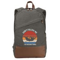 Pool Guy Design for Swimming Pool and Pool Cleaner Cotton Canvas Backpack