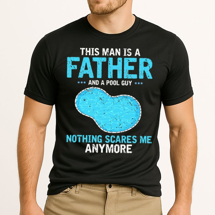 Pool Guy Design for Swimming Pool and Pool Cleaner Performance Shirt