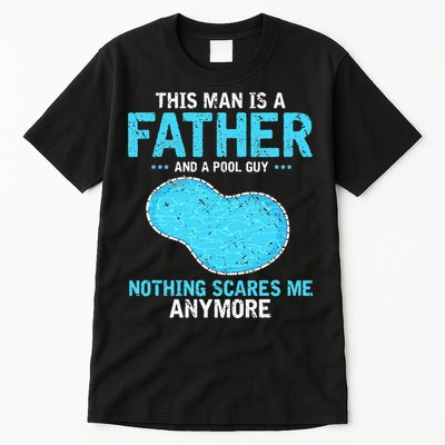 Pool Guy Design for Swimming Pool and Pool Cleaner Tall T-Shirt
