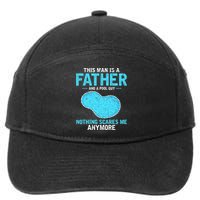 Pool Guy Design for Swimming Pool and Pool Cleaner 7-Panel Snapback Hat
